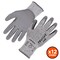 Ergodyne ANSI A3 PU Coated CR Gloves 12-Pair, Gray, Size M 7030-12PR - alternate 1